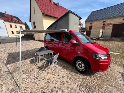 Gebraucht VW Multivan California 180 PS (132 kW) 2014 Rot Van / Kleinbus
