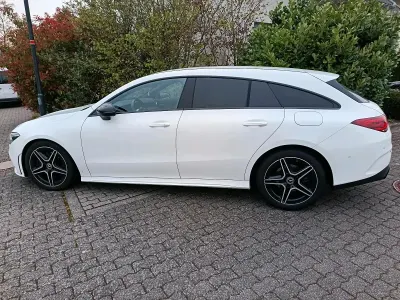 Gebraucht Mercedes CLA200 AMG line 150 PS (110 kW) 2020 Weiß Kombi
