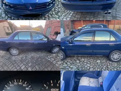 Begagnad Mitsubishi Carisma 125 HK (91 kW) 2000 Blå Sedan