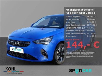 Gebraucht Opel Corsa-e Edition 100 kW (136 PS) 2022 Blau Kleinwagen
