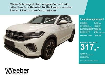 Brugt VW T-Cross R-line 116 HK (85 kW) 2025 Hvid SUV