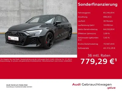 Neu Audi RS3 Sport 400 PS (294 kW) 2026 Schwarz Limousine