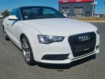 Gebraucht Audi A5 Cabriolet S-Line 177 PS (130 kW) 2015 Weiß Cabrio