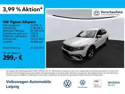 Gebraucht VW Tiguan Allspace Elegance 200 PS (147 kW) 2023 Weiß SUV