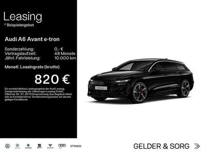 Schwarz Gebraucht 2026 Audi A6 e-tron Sport Kombi | 79.980 € (Teuer)