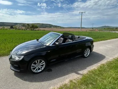 Gebraucht Audi A3 Cabriolet S-Line 150 PS (110 kW) 2015 Schwarz Cabrio