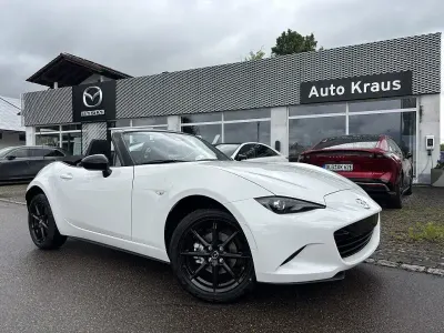 Neu Mazda MX5 Prime-Line 132 PS (97 kW) 2026 Arctic white Cabrio
