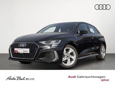 Brugt Audi A3 S-Line 116 HK (85 kW) 2023 Sort Sedan