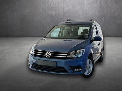Gebraucht VW Caddy Comfortline 125 PS (91 kW) 2017 Blau metallic Van / Kleinbus