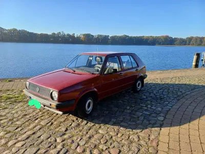 Gebraucht VW Golf II 1987 Rot Kleinwagen