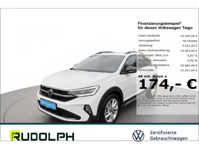 Gebraucht VW Taigo Move 95 PS (69 kW) 2023 Pure white (weiss) SUV