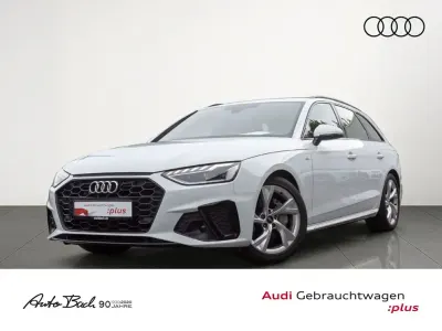 Gebraucht Audi A4 S-Line 204 PS (150 kW) 2023 Gletscherweiß metallic Kombi