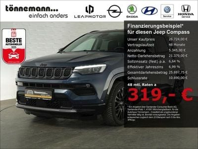 Blau Gebraucht 2023 Jeep Compass SUV | 26.724 € (Fairer Preis)