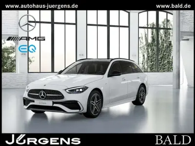 Gebraucht Mercedes C300e AMG 204 PS (150 kW) 2025 Weiss unilack polarweiß Kombi