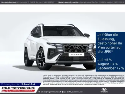 Neu Hyundai Tucson N Line 288 PS (211 kW) 2026 Atlas white SUV