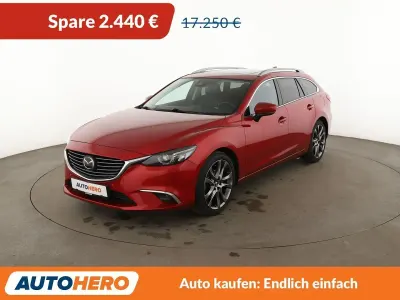 Gebraucht Mazda 6 Nakama Intense 175 PS (128 kW) 2017 Rot Kombi