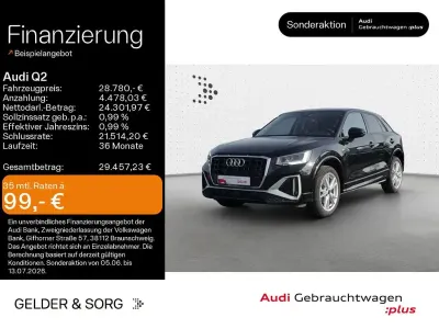 Gebraucht Audi Q2 S-Line 150 PS (110 kW) 2025 Mythosschwarz metallic SUV