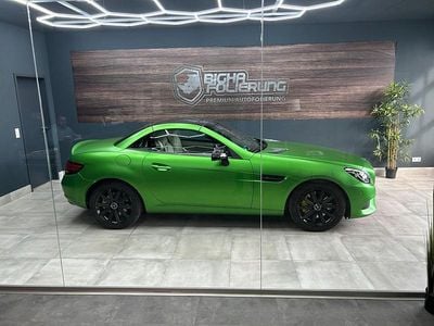 Usata Mercedes SLC250 204 CV (150 kW) 2016 Verde Cabrio
