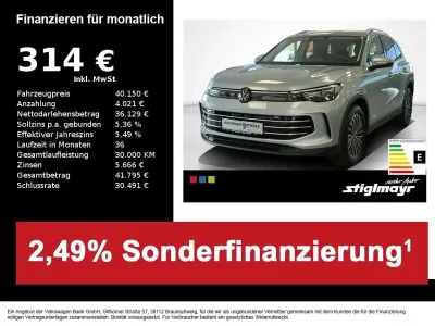 Gebraucht VW Tiguan Elegance 150 PS (110 kW) 2025 Oyster silver metallic SUV