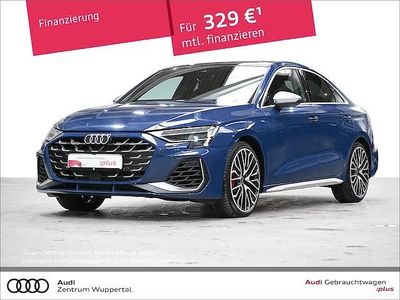 Begagnad Audi S3 S-Line 333 HK (244 kW) 2024 Blå Sedan