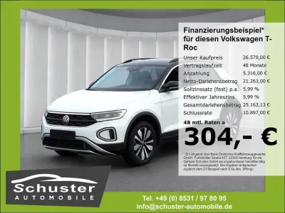 Gebraucht VW T-Roc Goal 150 PS (110 kW) 2025 Weiss SUV