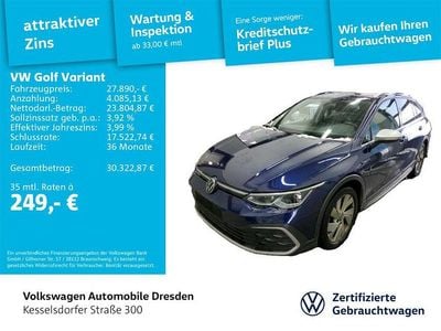 Atlantik blue metallic Gebraucht 2022 VW Golf Alltrack Kombi | 27.890 € (Fairer Preis)