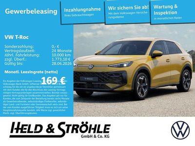 Novo VW T-Roc R-line 150 HP (110 kW) 2026 Amarelo SUV
