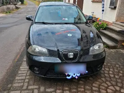 Gebraucht Seat Ibiza 85 PS (62 kW) 2007 Schwarz Kleinwagen