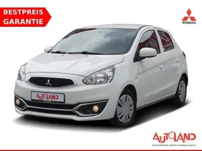 Gebraucht Mitsubishi Space Star Diamant Edition 71 PS (52 kW) 2019 Weiß Kleinwagen