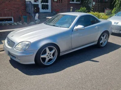 Gebraucht Mercedes SLK200 Edition 163 PS (119 kW) 2002 Schwarz Cabrio