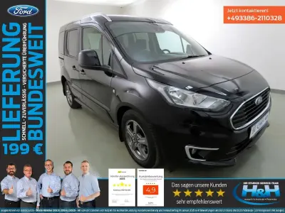 Gebraucht Ford Tourneo Connect Titanium 120 PS (88 kW) 2022 Obsidianschwarz Van / Kleinbus