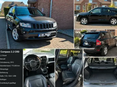 Gebraucht Jeep Compass Limited 136 PS (100 kW) 2012 Schwarz SUV