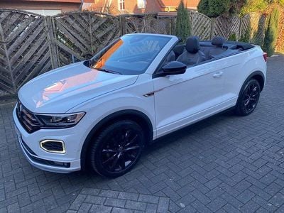 Gebraucht VW T-Roc Cabriolet R-line 150 PS (110 kW) 2021 Weiß Cabrio