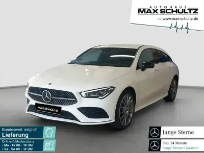 Gebraucht Mercedes CLA250e Shooting Brake AMG line 218 PS (160 kW) 2022 Unilack polarweiß Kombi