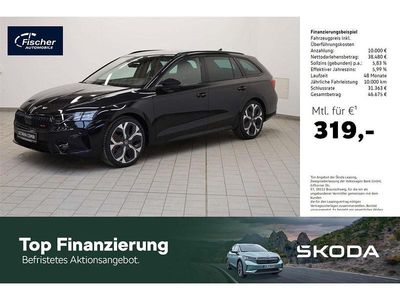 Nuova Skoda Octavia RS 265 CV (194 kW) 2026 Nero Station wagon