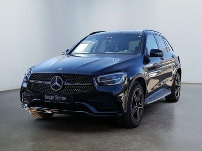 Gebraucht Mercedes GLC400d AMG 330 PS (242 kW) 2022 Schwarzlack obsidianschwarz (metallic) SUV