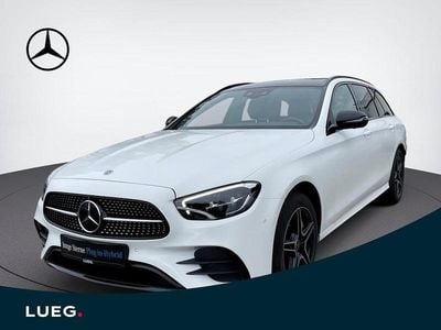 Gebraucht Mercedes E300 AMG 306 PS (225 kW) 2021 Unilack polarweiß Kombi