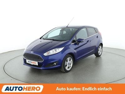 Gebraucht Ford Fiesta Titanium 125 PS (91 kW) 2017 Blau Limousine
