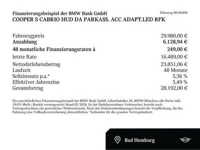 Gebraucht Mini Cooper Cabriolet 2022 Schwarz Cabrio