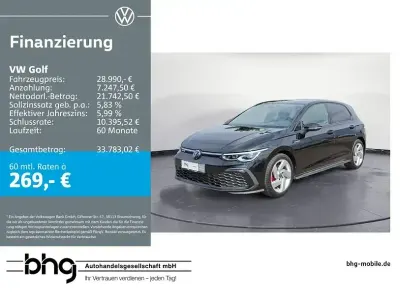 Gebraucht VW Golf VIII GTD 200 PS (147 kW) 2024 Schwarz Limousine