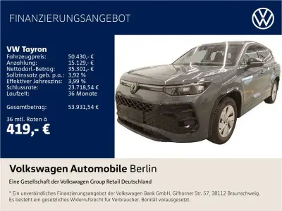 Gebraucht VW Tayron R-line 204 PS (150 kW) 2025 Delfingrau metallic SUV
