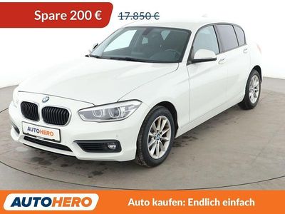Weiß Gebraucht 2017 BMW 120 Advantage Kleinwagen | 17.650 € (Etwas zu teuer)