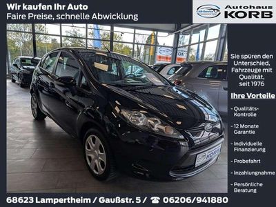 Gebraucht Ford Fiesta Trend 82 PS (60 kW) 2010 Pantherschwarz metallic (metallic) Kleinwagen