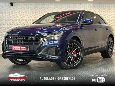 Gebraucht Audi Q8 S-Line 286 PS (210 kW) 2021 Navarrablau metallic SUV