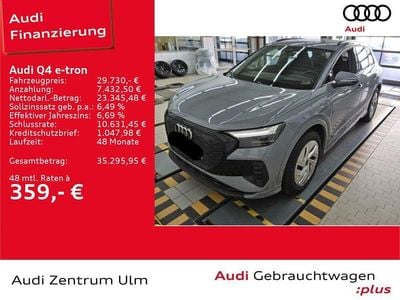Usado Audi Q4 e-tron Advanced 150 kW (204 HP) 2023 Cinzento SUV