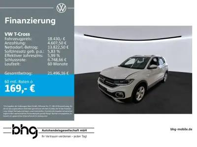 Gebraucht VW T-Cross 110 PS (80 kW) 2022 Weiß SUV
