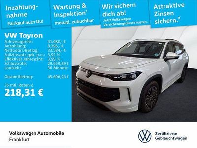 Oryxweiß perlmutteffekt Gebraucht 2025 VW Tayron Life SUV | 41.980 € (Superpreis)