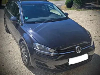 Gebraucht VW Golf VII Trendline 110 PS (80 kW) 2016 Schwarz Kombi