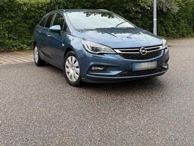 Gebraucht Opel Astra Selection 110 PS (80 kW) 2017 Blau Kombi
