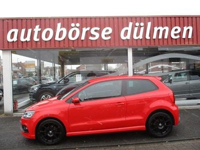Gebraucht VW Polo Highline 90 PS (66 kW) 2017 Rot Kleinwagen